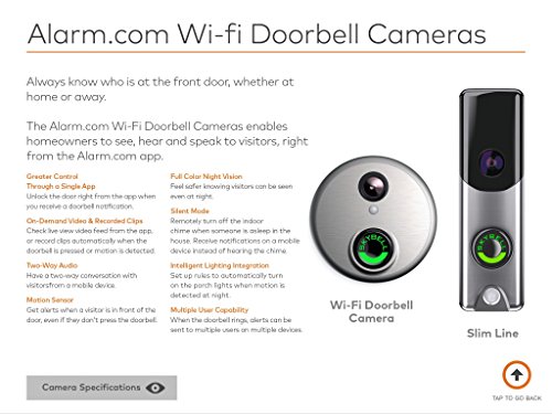 Historical SkyBell Wi-Fi doorbell camera feature overview