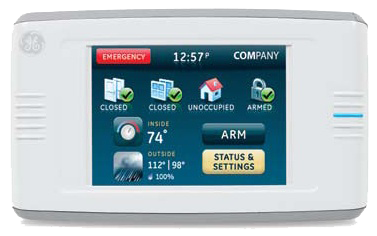 Secondary touchscreen formerly used with compatible Simon systems